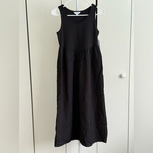 Time and Tru Elegant Black Sleeveless Maxi Dress